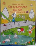  Tô màu bóc dán - Các từ tiếng Anh đầu tiên - First English Words_ST_USB 
