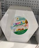  Khung tranh canvas lục giác 40cm-Colormate 