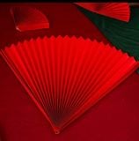  Giấy gấp quạt màu đỏ size 55x85cm 