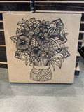  Canvas gỗ tô màu 8x8 inch 