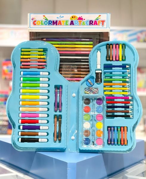  Bộ Màu Vẽ Hộp Nhựa Cao Cấp 70 Chi Tiết-Colormate 