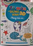  Tô màu và dựng hình 3D - Nàng tiên cá 