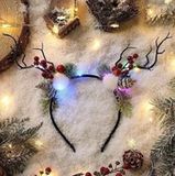  Cài tóc noel 02 - Có đèn 