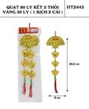  Dây treo quạt kết thỏi vàng 25.3cm 