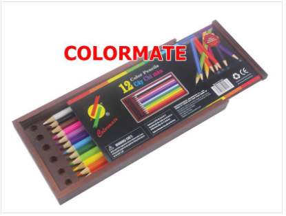  Hộp Gỗ 12 Cây Bút Chì Màu 401563-Colormate 