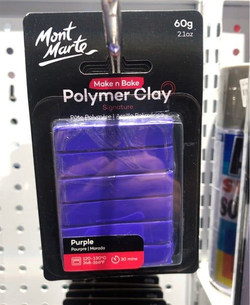  Đất Sét Polymer MM Make n Bake 60g - Purple 