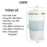  Ly giữ nhiệt có cảm biến nhiệt độ 