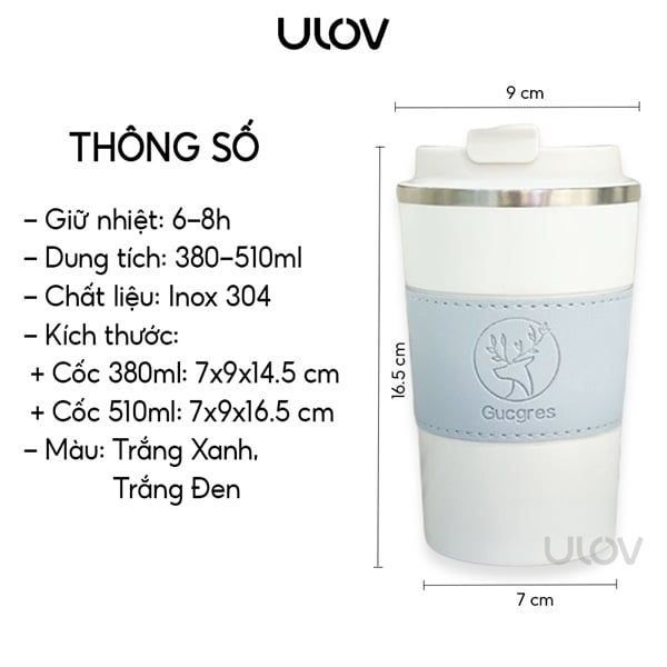  Ly giữ nhiệt có cảm biến nhiệt độ 