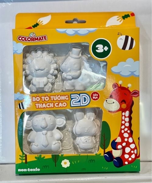 Bộ tô tượng thạch cao 2D-Colormate 