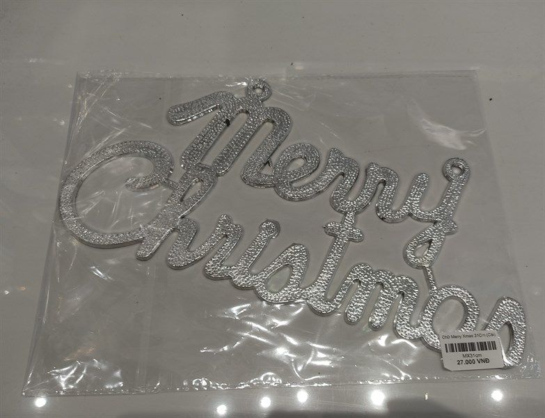  Chữ Merry Xmas 31Cm 