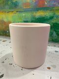  CDN trụ tròn đất nung trắng 11x10.5cm 