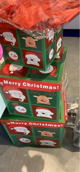  Hộp quà tự gấp Noel 25cm 