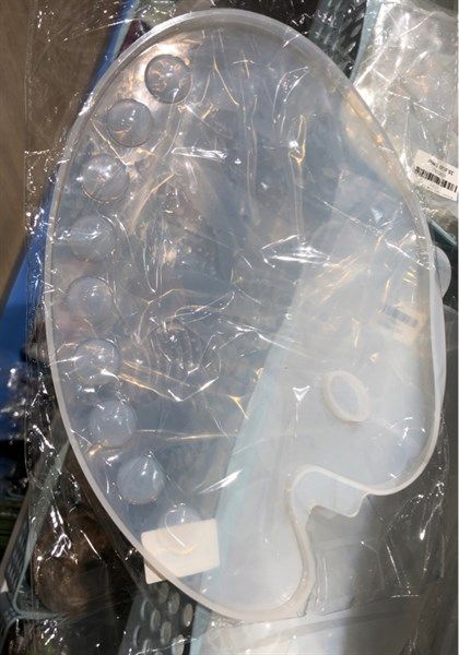  Khuôn resin khay pha màu 
