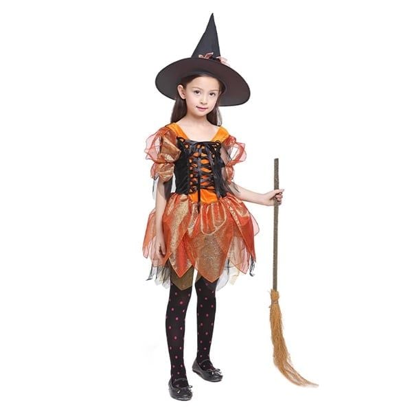  Trang phục Halloween phù thủy 1 110cm 