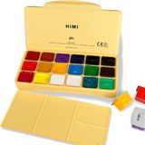  HIMI 18 Colors 30ml Gouache Paint Set Yellow Packaging 