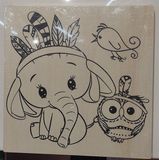  Khung tranh gỗ in hình Friendship 