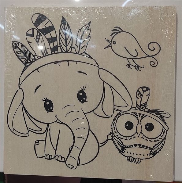  Khung tranh gỗ in hình Friendship 