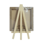  Mini Wood Canvas With Easel 11x11cm-Colormate 