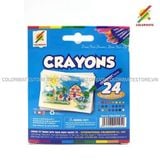  Bút Sáp Màu 24 Cây Hộp Giấy-Colormate 