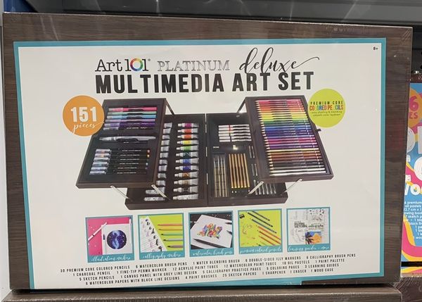  Bộ màu vẽ hộp gỗ 151W (151 chi tiết) 