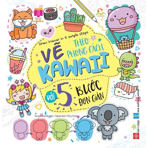  Draw Kawaii in 5 simple steps - Vẽ theo phong cách Kawaii với 5 bước đơn giản_ST_Micha 