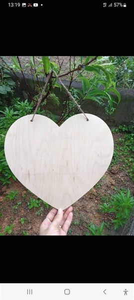  Trái tim gỗ lớn 