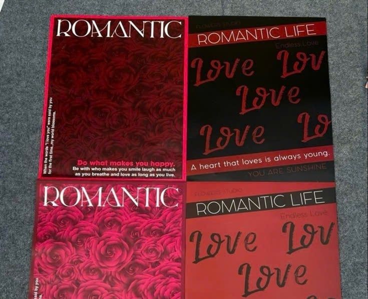  Giấy gói hoa Romatic 