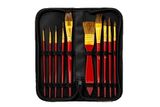  Bộ 10 cây cọ vẽ màu nước tặng túi đựng cọ-Colormate 
