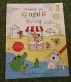  Tô màu bóc dán - Kỳ nghỉ lễ - Holiday 24N 