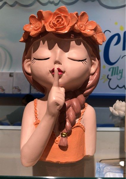  Chậu hoa Cô bé tóc bím 