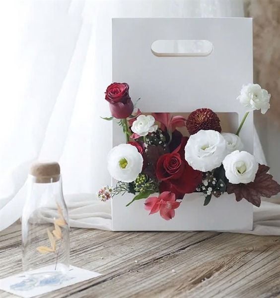  Túi cắm hoa khung cửa sổ 25x12x37cm 