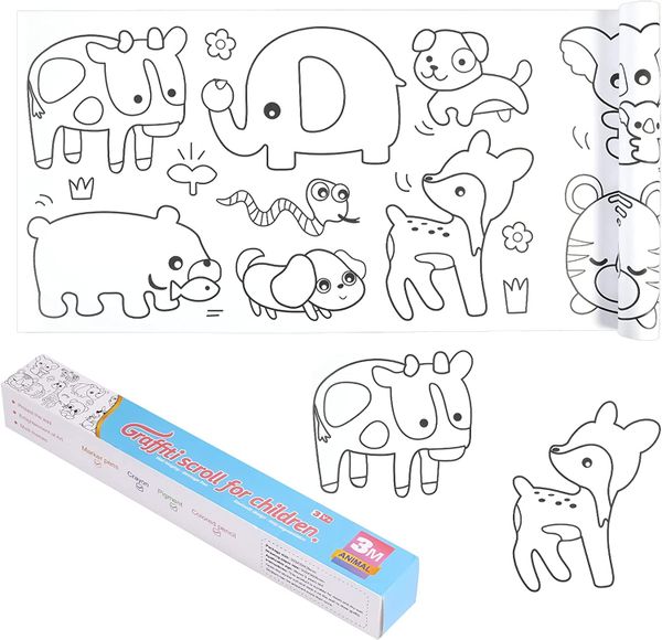  Cuộn tranh tô màu decal 