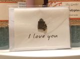  Thiệp trắng I love you 