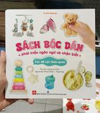  Sách bóc dán phát triển ngôn ngữ và nhận biết 