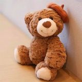  Gấu Bông Teddy Đội Mũ Nồi 