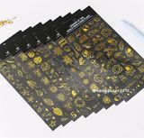  Sticker DS_ Black Golden 