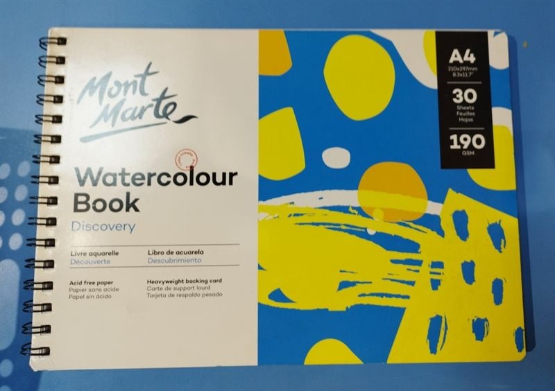  Sổ Giấy Vẽ A4 Màu Nước 190GMS 