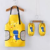  Tạp dề cao cấp 3 nút Mia màu bò lợt 