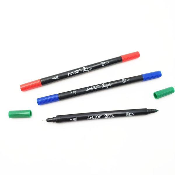  Bộ 12 cây bút lông 2 đầu-Colormate 