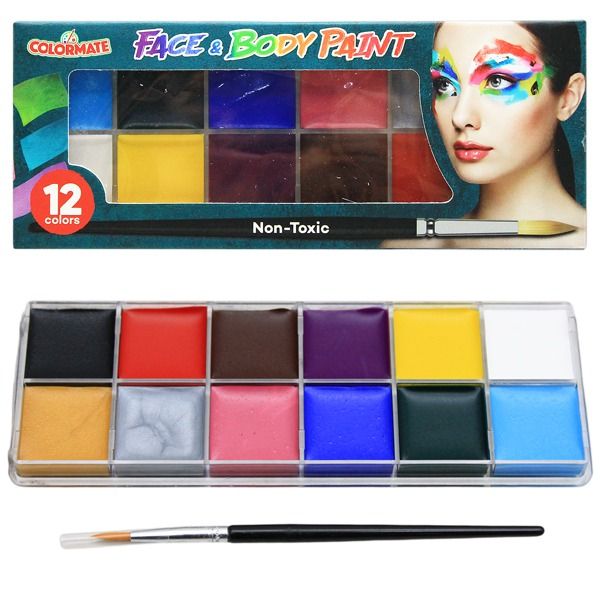  Hộp 12 Màu vẽ FaceBody 