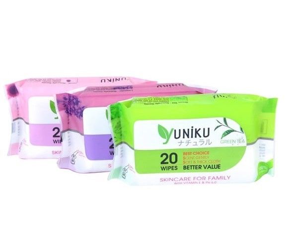  Khăn ướt Yuniku 20 tờ 