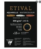  Etival watercolor black paper 300gsm A4 