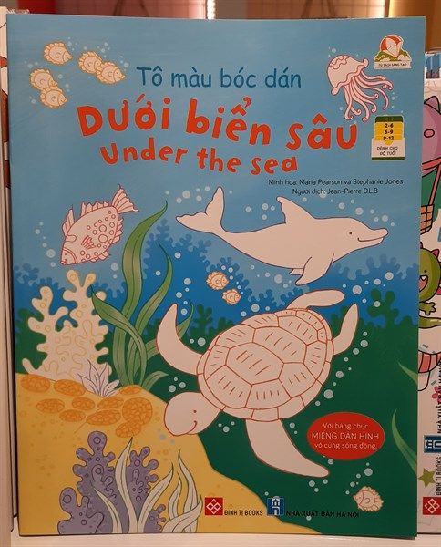  Tô màu bóc dán - Dưới biển sâu - Under the sea_ST_USB 