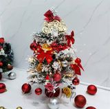  Cây thông Noel 45cm sắc đỏ trắng M13 