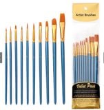  Bộ 10 cây cọ vẽ màu nước chất liệu nylon 