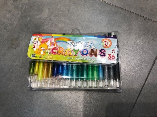  Bút Sáp Vặn 36 Màu-Colormate 