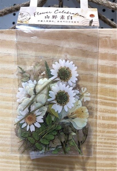  Sticker dạng túi hoa cỏ 40pcs/túi 
