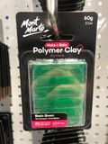  Đất Sét Polymer MM Make n Bake 60g - Basic Green 