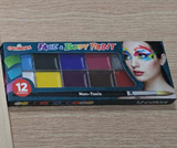  Hộp 12 Màu vẽ FaceBody 