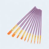  Bộ 10 cây cọ vẽ màu nước chất liệu nylon 
